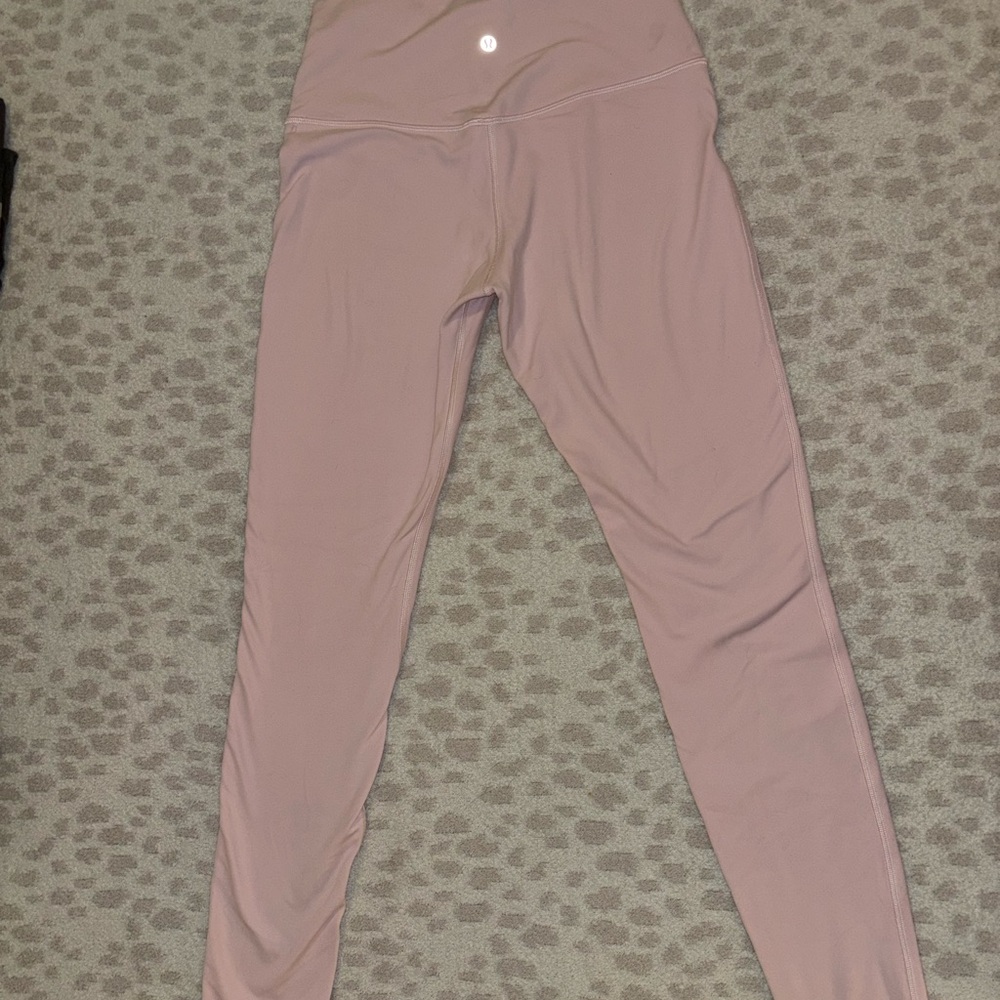 Lululemon Strawberry Milkshake Size 8 Pink Leggings